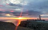 Sonnenuntergang am Nordkap
