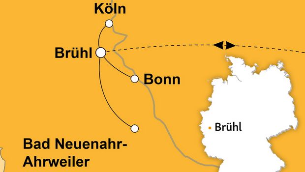 Ihre Reiseroute
