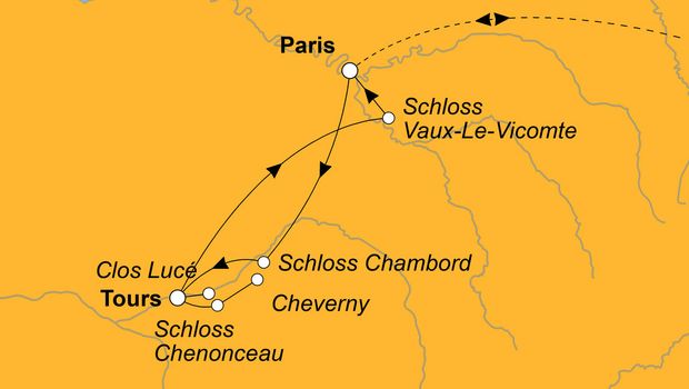 Ihre Reiseroute