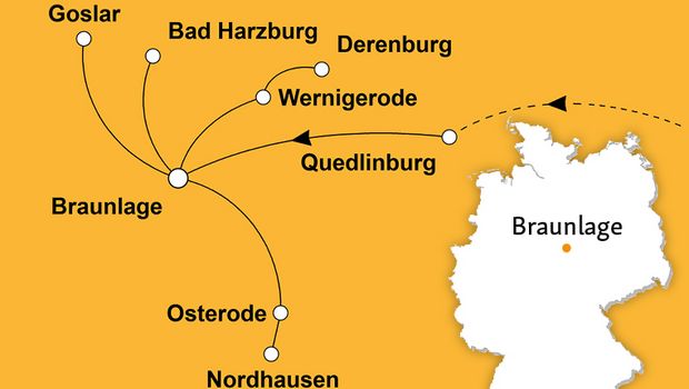 Ihre Reiseroute
