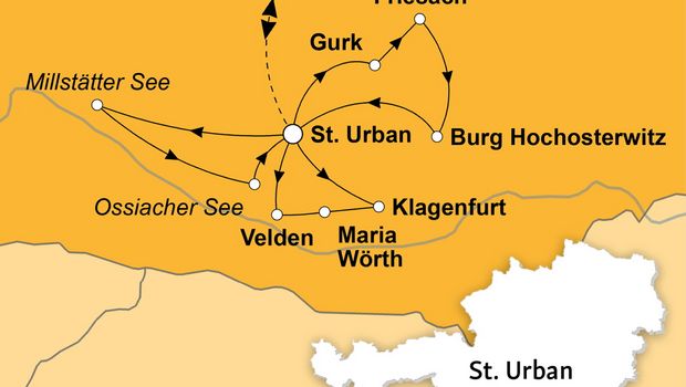 Ihre Reiseroute