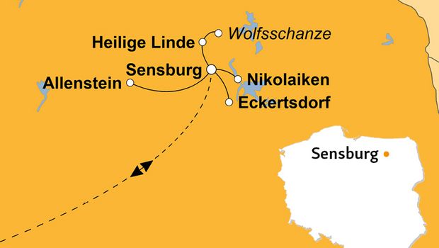 Ihre Reiseroute