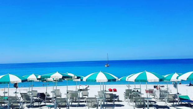 La Praia, Zambrone, Strand