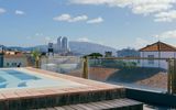 Dachterrasse mit Pool, Hotel Talisman in Ponta Delgada