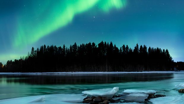 Nordlichter über Lulea