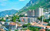Ausblick von Festung Kruja auf Stadt