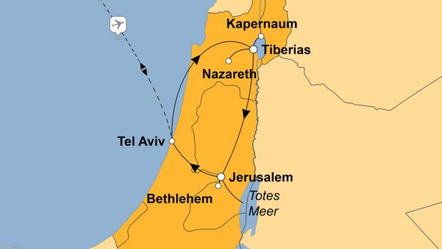Ihre Reiseroute