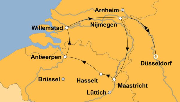 Ihre Reiseroute