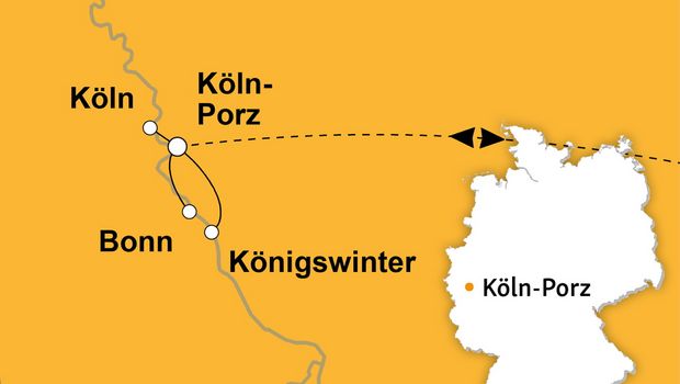 Ihre Reiseroute