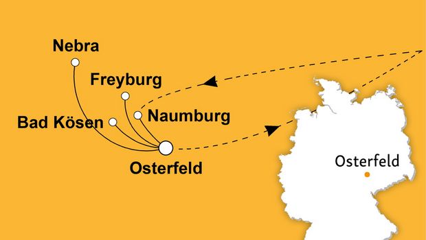Ihre Reiseroute
