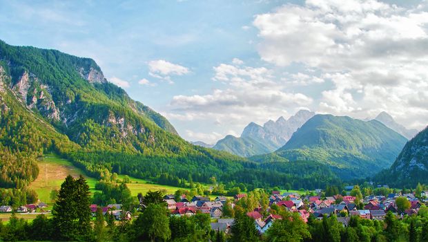 Landschaft bei Kranjska Gora