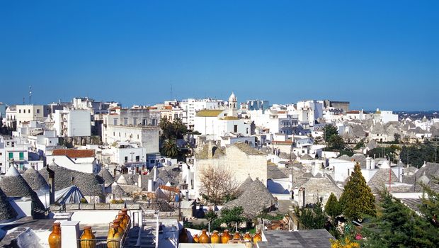 Blick über Alberobello