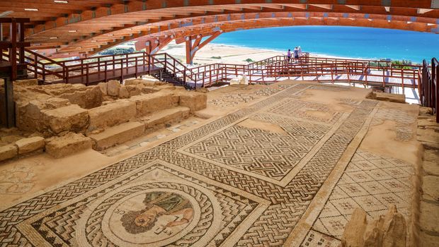 Kourion, Mosaike
