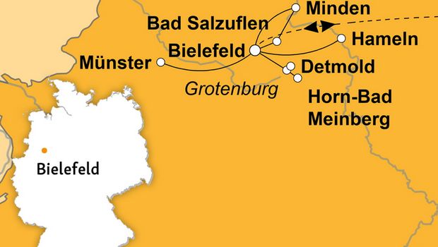 Ihre Reiseroute