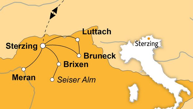 Ihre Reiseroute