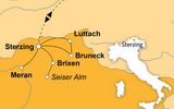 Ihre Reiseroute
