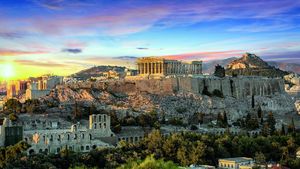 Parthenon-Tempel an der Akropolis
