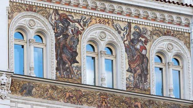 Pilsen, Fassadendetail
