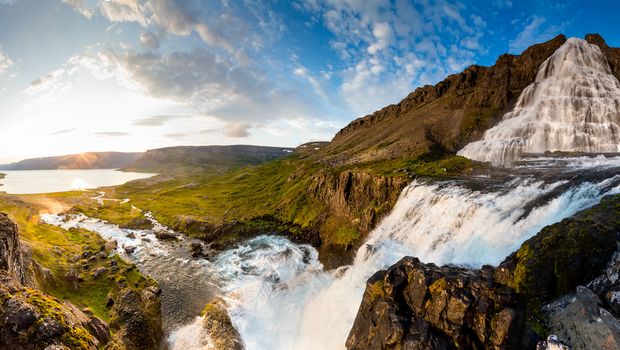 Dynjandi Wasserfall, Island