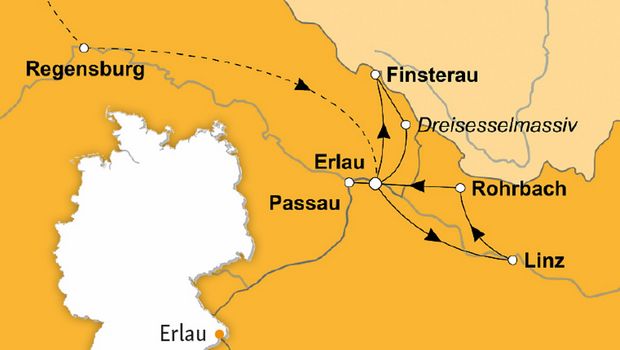 Ihre Reiseroute