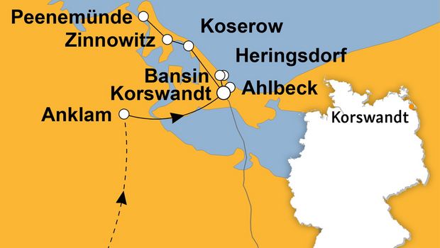Ihre Reiseroute