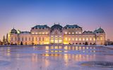 Schloss Belvedere zur Winterzeit, Wien