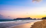 Sandstrand und blauer Himmel Porto Santo