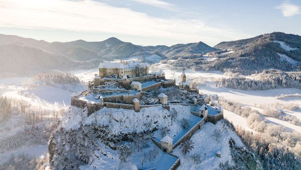 Burg Hochosterwitz im Winter