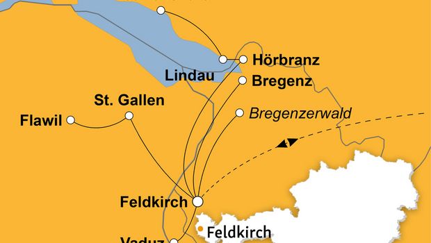 Ihre Reiseroute