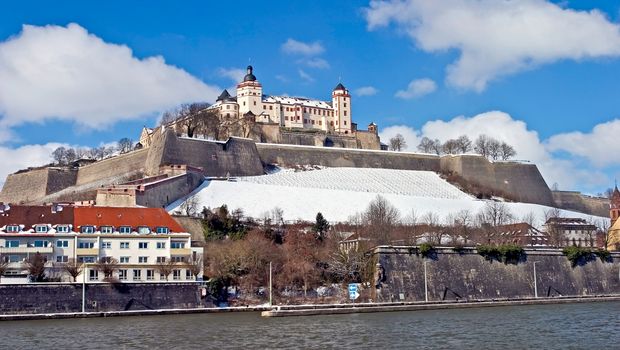 Würzburg Festung Winter