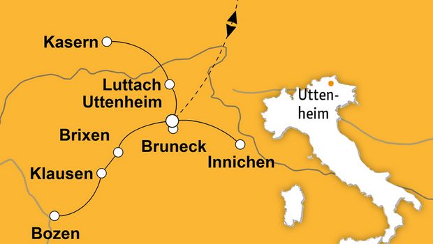 Ihre Reiseroute