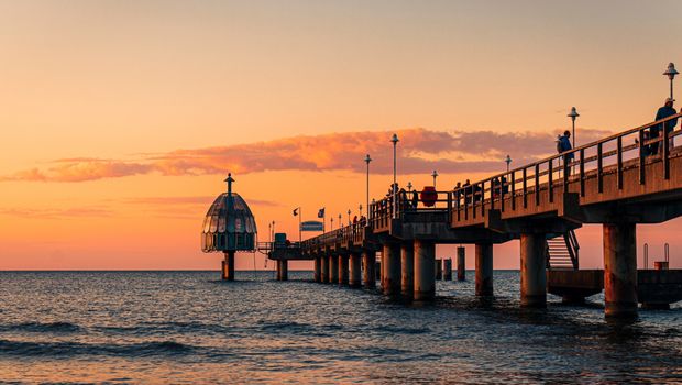 Seebrücke Zinnowitz auf Usedom