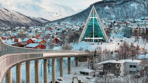 Norwegen Eismeerkathedrale Tromsö