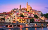 Cervo Ligurien am Abend