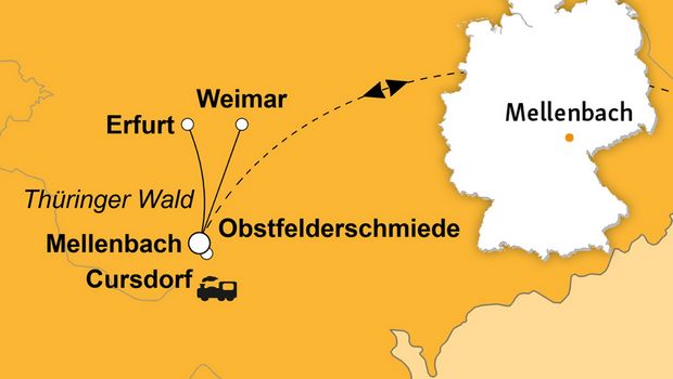 Ihre Reiseroute