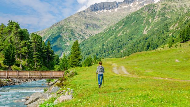 Wandern in den Alpen