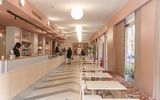 Restaurant des Hotel Moderna Roma in Italien 