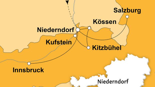 Ihre Reiseroute