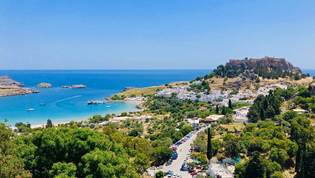 Panorama von Lindos