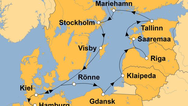 Ihre Reiseroute