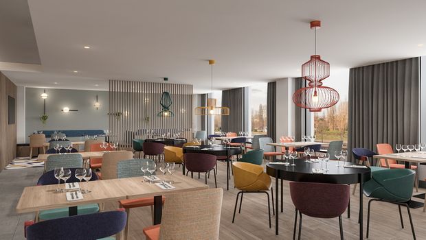 Formal Dining Zone, The Hampton by Hilton London Park Royal Hotel