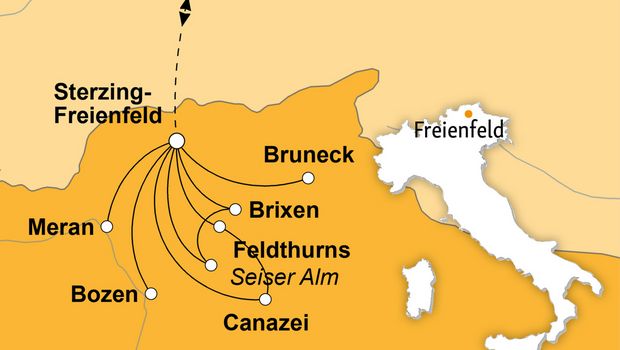 Ihre Reiseroute