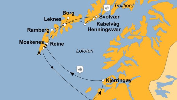 Ihre Reiseroute