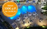 Luftaufnahme, Sicht auf Pool, Hotel La Praia, Button