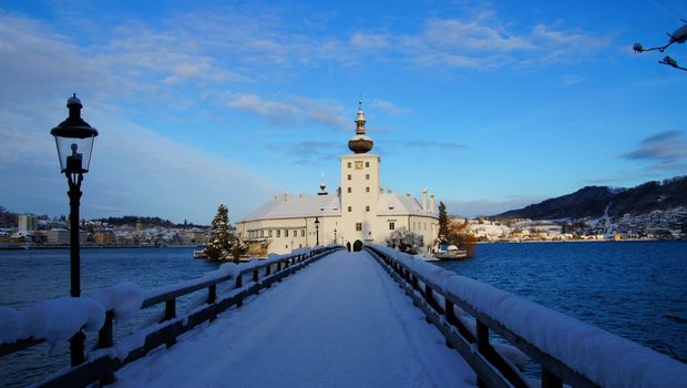 Gmunden im Winter