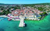 Blick auf die Altstadt von Krk