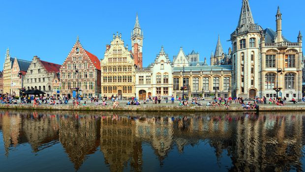 Graslei in Gent