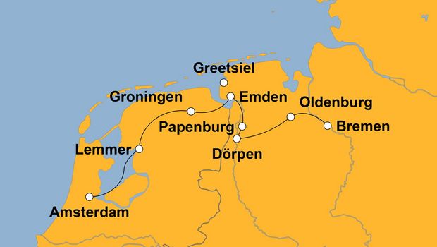 Ihre Reiseroute