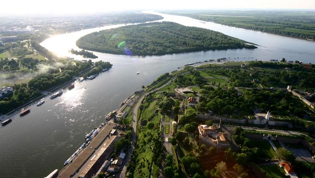 Belgrad, Zusammenfluss von Save und Donau