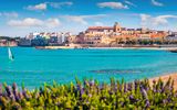 Otranto, Alimini Strand in Apulien, Italien